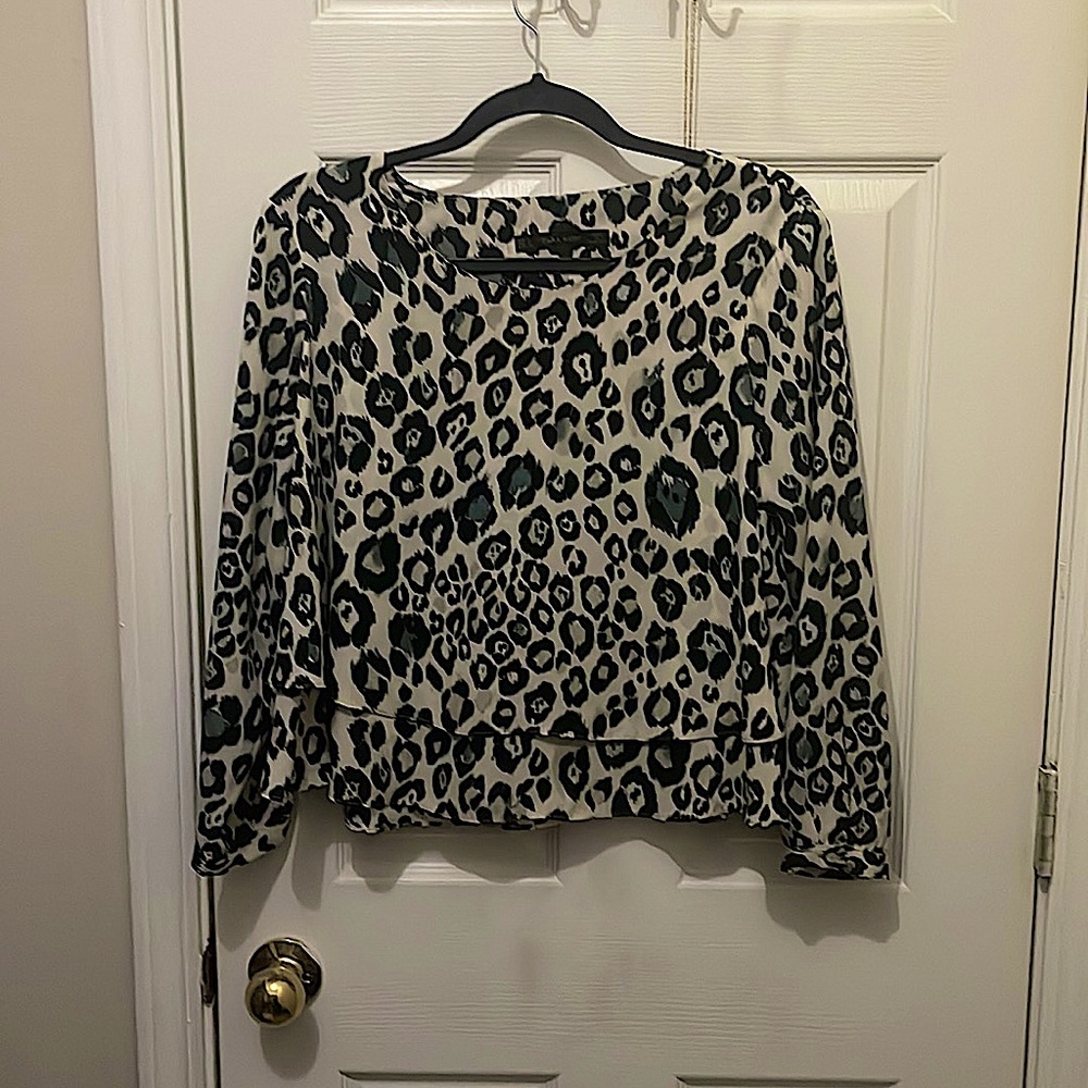 Zara Leopard Print Layered Animal Print